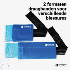 Hot Cold Pack Met Banden (8 Packs & 2 Banden)