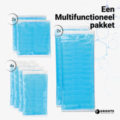 Hot Cold Pack Met Banden (8 Packs & 2 Banden)