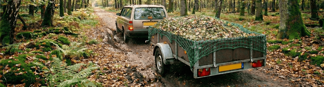 Groots Aanhangernet 300x200cm met 8 Haken en Hoekmarkering