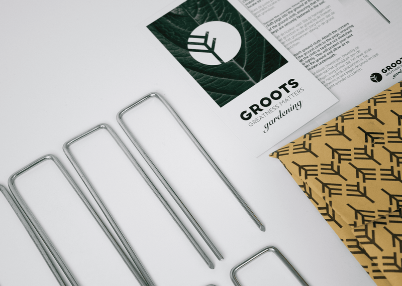 Zo Plaats je de Grondpennen