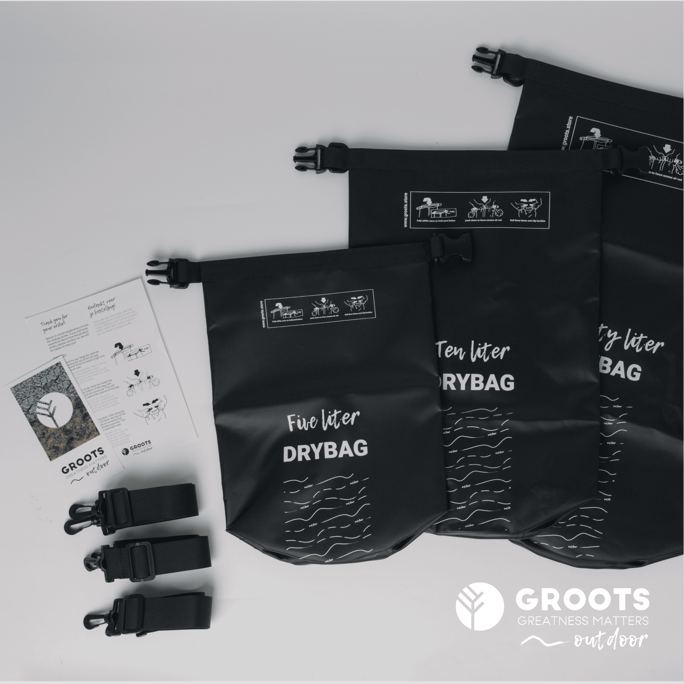 Groots Dry Bag Rugzak 20L – Jouw Dry Bag 20 Liter voor Outdoor